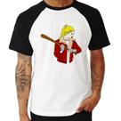 Camiseta Raglan Baseball Girl - Foca na Moda