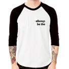Camiseta Raglan Be the change Manga 3/4 - Foca na Moda