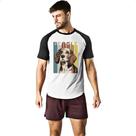 Camiseta Raglan Beagle retro vintage