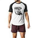 Camiseta Raglan Black adventure