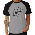 Camiseta Raglan Blessed Heart - Foca na Moda