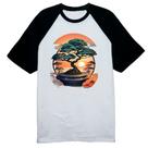 Camiseta Raglan Bonsai sunset japan