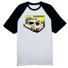 Camiseta Raglan Brasilia Classica Amarela