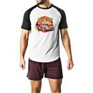 Camiseta Raglan Burn the street