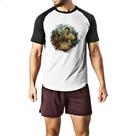Camiseta Raglan Carteado do horror