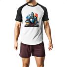 Camiseta Raglan Cavaleiro Medierval DJ Camiseta Raglan Cavaleiro Medierval DJ