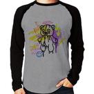 Camiseta Raglan Change the Rules Manga Longa - Foca na Moda