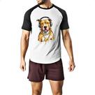Camiseta Raglan Chefe da Matilha Camiseta Raglan Chefe da Matilha