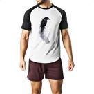 Camiseta Raglan Corvo lenda indigena