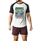 Camiseta Raglan Crocodilo do pantano