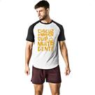 Camiseta Raglan Cuscuz melhor que muita gente Camiseta Raglan Cuscuz melhor que muita gente