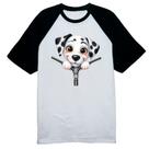 Camiseta Raglan Dalmata no Ziper Camiseta Raglan Dalmata no Ziper