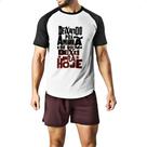 Camiseta Raglan Deixando para amanha o de hoje