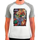 Camiseta raglan desenho he-man cinza branca masculina12