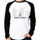 Camiseta Raglan Desenvolvedor Front-end CSS Manga Longa - Foca na Moda