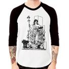 Camiseta Raglan Deusa Ceres Manga 3/4 - Foca na Moda Camiseta Raglan Deusa Ceres Manga 3/4 - Foca na Moda