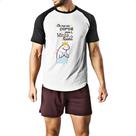 Camiseta Raglan Dia das maes Flork nao usa coroa
