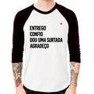 Camiseta Raglan Dou uma surtada Manga 3/4 - Foca na Moda Camiseta Raglan Dou uma surtada Manga 3/4 - Foca na Moda