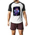 Camiseta Raglan Empires and Puzzles heroi Diaochan Camiseta Raglan Empires and Puzzles heroi Diaochan