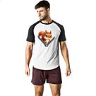 Camiseta Raglan Esquilo no ziper Camiseta Raglan Esquilo no ziper