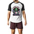 Camiseta Raglan ET Cosmic Chill DJ Camiseta Raglan ET Cosmic Chill DJ