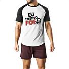 Camiseta Raglan Eu treino fofo
