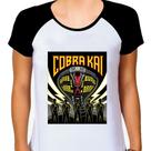 Camiseta Raglan Feminina Branca Cobra Kai 06