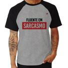 Camiseta Raglan Fluente em sarcasmo - Foca na Moda Camiseta Raglan Fluente em sarcasmo - Foca na Moda
