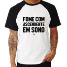 Camiseta Raglan Fome com ascendente em sono - Foca na Moda