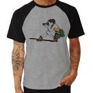 Camiseta Raglan Fotógrafa Desenho - Foca na Moda