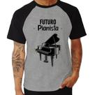 Camiseta Raglan Futuro Pianista - Foca na Moda