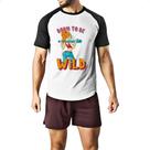 Camiseta Raglan Girl Born to be wild