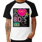 Camiseta Raglan I Love the 80's - Foca na Moda