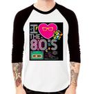 Camiseta Raglan I Love the 80's Manga 3/4 - Foca na Moda