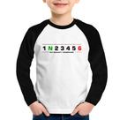 Camiseta Raglan Infantil 1 N 2 3 4 5 6 You Wouldn't Understand Manga Longa - Foca na Moda