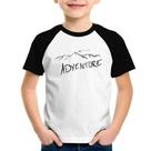 Camiseta Raglan Infantil Adventure - Foca na Moda