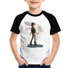 Camiseta Raglan Infantil Arya Stark Art - Foca na Moda Camiseta Raglan Infantil Arya Stark Art - Foca na Moda