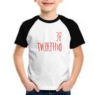 Camiseta Raglan Infantil Be Different (Seja diferente) - Foca na Moda