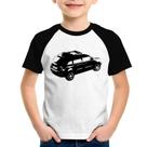 Camiseta Raglan Infantil Carro Stilo Blackmotion - Foca na Moda
