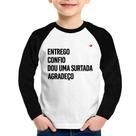 Camiseta Raglan Infantil Dou uma surtada Manga Longa - Foca na Moda Camiseta Raglan Infantil Dou uma surtada Manga Longa - Foca na Moda
