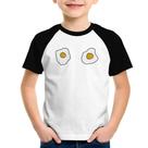 Camiseta Raglan Infantil Eggs - Foca na Moda Camiseta Raglan Infantil Eggs - Foca na Moda