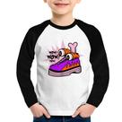 Camiseta Raglan Infantil Forever Cool Manga Longa - Foca na Moda