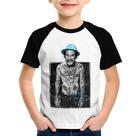 Camiseta Raglan Infantil Que que foi, que que foi, que que há - Foca na Moda
