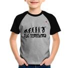 Camiseta Raglan Infantil SK8 Evolution Boy - Foca na Moda