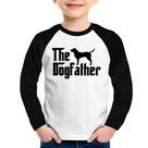 Camiseta Raglan Infantil The Dogfather Manga Longa - Foca na Moda