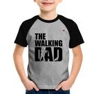 Camiseta Raglan Infantil The Walking Dad Paródia Meme - Foca na Moda