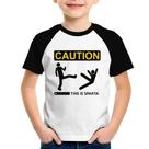 Camiseta Raglan Infantil This is Sparta - Foca na Moda