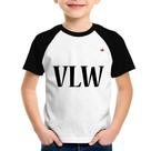 Camiseta Raglan Infantil VLW - Foca na Moda