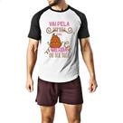 Camiseta Raglan Ironico vai pela sombra pois