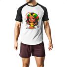 Camiseta Raglan Jamaixa Paixao Reggae Camiseta Raglan Jamaixa Paixao Reggae